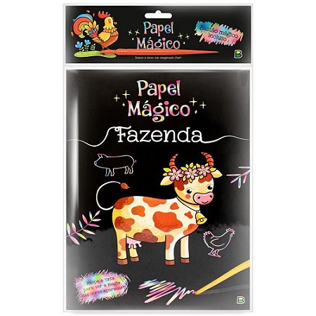 Papel A4 Color Papel Magico Fazenda 5FLS