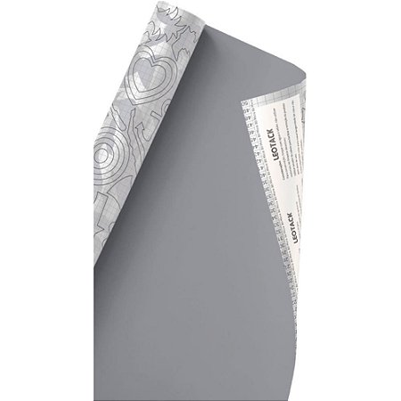 Plastico Adesivo 45CMX10M Cinza 0,80