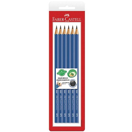 Lapis Preto Sextavado Ecolapis Presto S/BORRACHA (7891360545064)