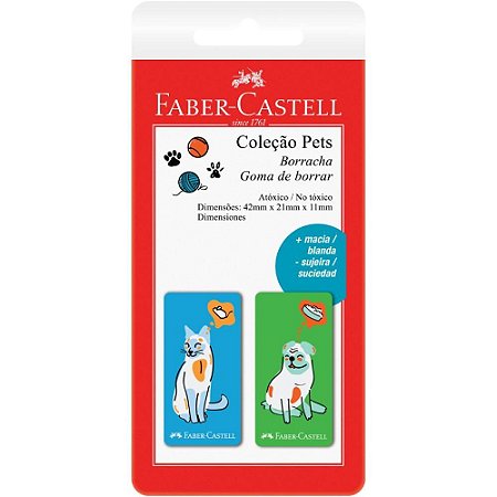 Borracha Colorida PETS Verde e Azul