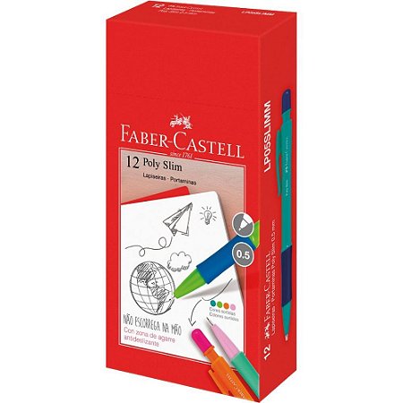 Lapiseira 0.5MM POLY SLIM MIX (S) (7891360682011)