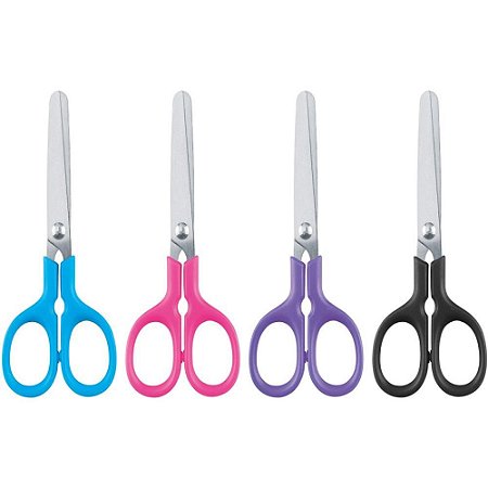 Tesoura Escolar Bazze CLUB 13CM Polybag (S)