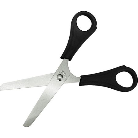 Tesoura Escolar G-0120 Preta 13CM