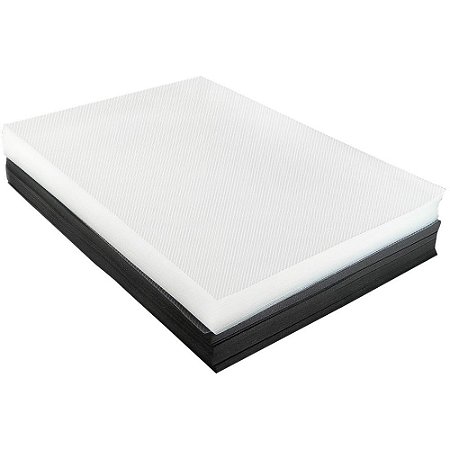 Capa para Encadernacao A4 100 TRANSP Line + 100 Preto