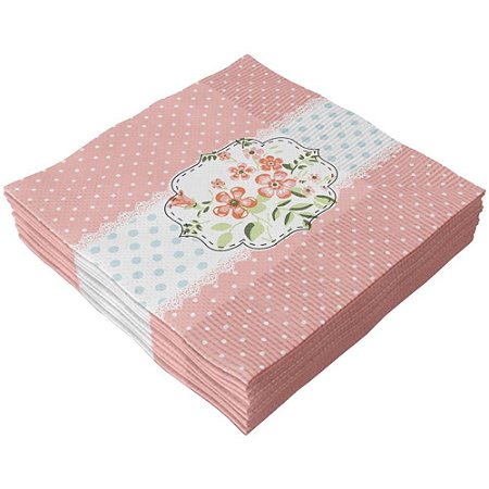 Guardanapo para Decoupage Flores Encanto 33X33CM