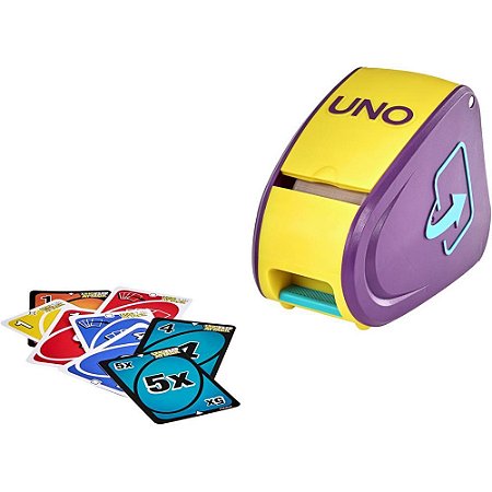 Jogo de Cartas UNO FLIP ATTACK com Lançador de Cartas Mattel