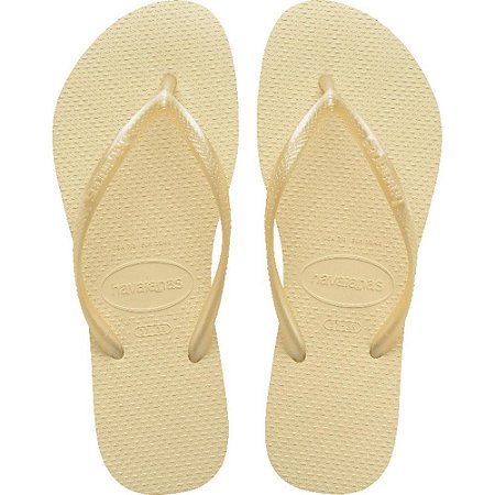 Chinelo Havaianas Feminino SLIM 37/8 Buttercream PAR
