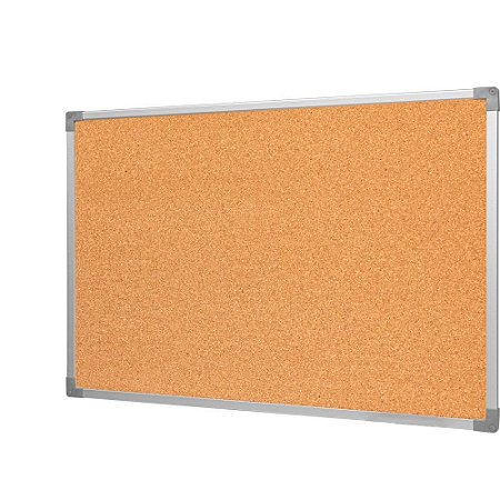 Quadro Aviso Moldura Madeira Cortica Aparente 80X60CM SOFT PCT.C/02