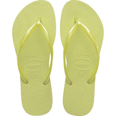 Chinelo Havaianas Feminino SLIM 37/8 Verde Matcha PAR