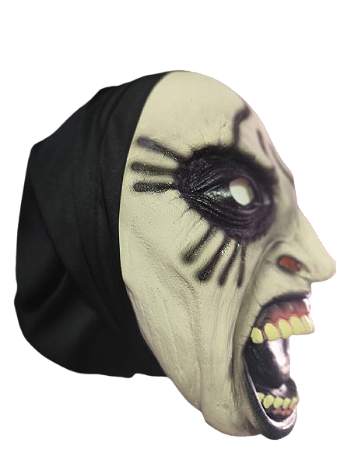 Mascara de Latex Halloween Spook  Freira  -  UNID