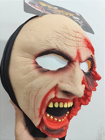 Mascara de Latex Halloween Spook  Face Estourada -  UNID
