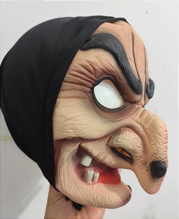 Mascara de Latex Halloween Spook  Bruxa MA -  UNID