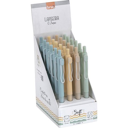 Lapiseira 0.7MM Plastica SOFT 4 Cores Sortida