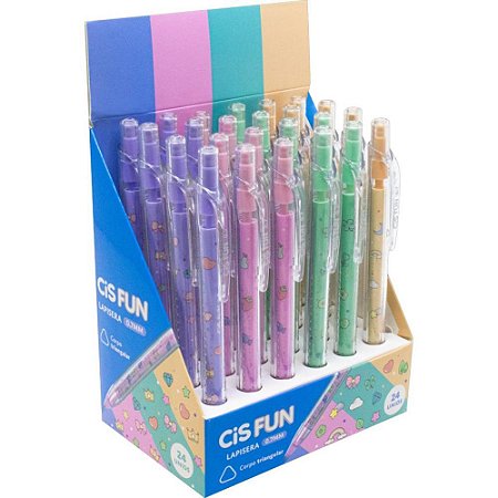 Lapiseira 0.7MM CIS FUN 4 Cores