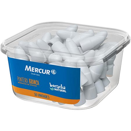 Borracha Ponteira Branca 50 P/LAPIS