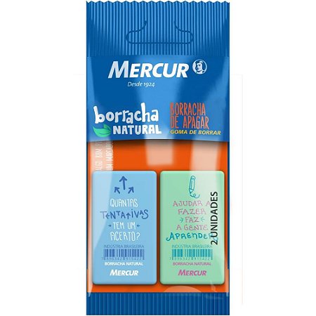 Borracha Colorida PULL PACK Retang 1VERDE/1AZUL