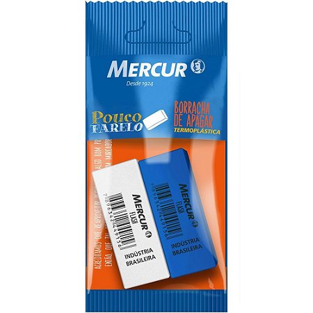 Borracha Colorida PULL PACK FLASH 1BRANCA/1AZUL