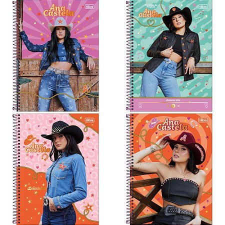 Caderno 01X1 Capa Dura ANA Castela 80FLS PCT.C/04