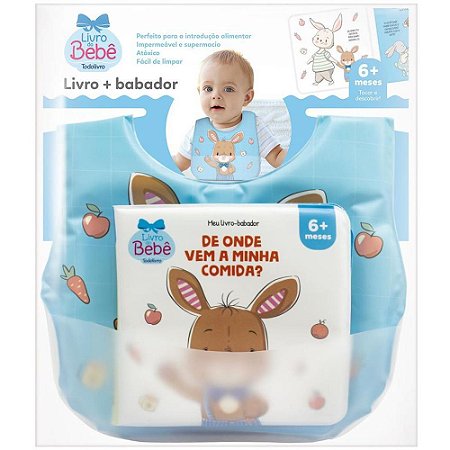 Livro para Banho Meu LIVRO-BABADOR Azul 6PAG