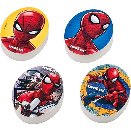 Borracha Decorada Spider MAN 4 Modelos