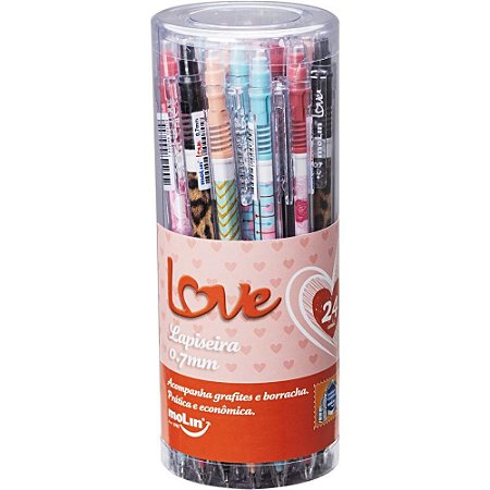 Lapiseira 0.7MM Love ALL Sortidas