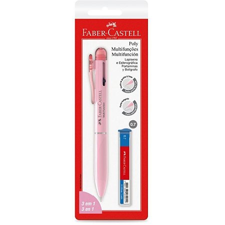 Lapiseira 0.7MM POLY LAPISEIRA/CANETA 3EM1 RS. CX.C/24