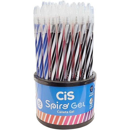 Caneta GEL CIS Spiro 0.7MM Cores Sortidas DP.C/50