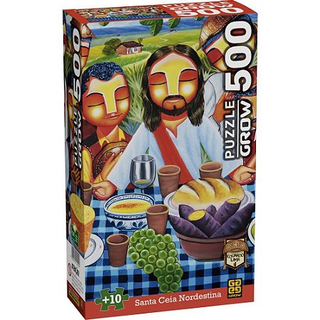 QUEBRA-CABECA Cartonado Santa Ceia Nordestina 500 PCS