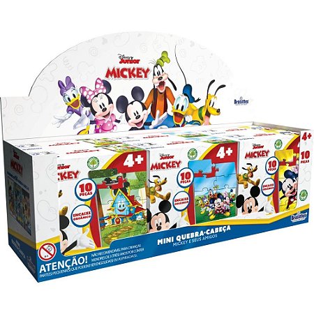 QUEBRA-CABECA Madeira Mickey Mini 10 Pecas DP.C/06