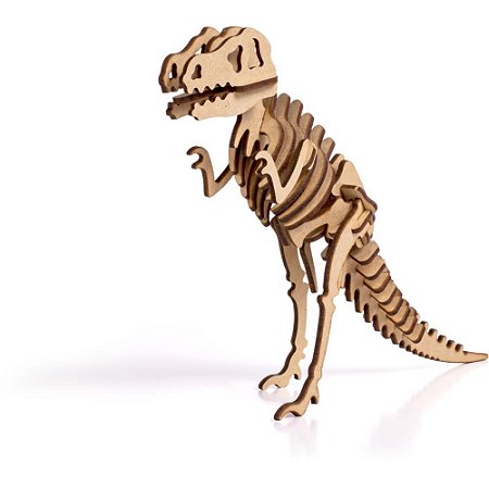 QUEBRA-CABECA Madeira Tiranossauro REX 3D 29PCS