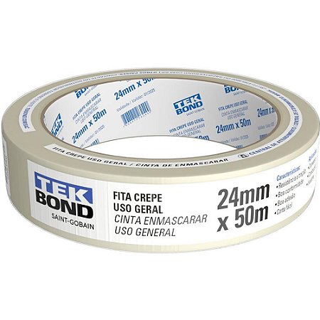 Fita Crepe Branca 18MMX50M. (7898472262520)