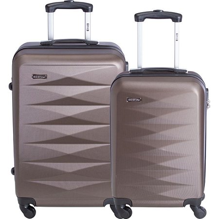 Mala de Viagem 4 FUN BORDO-M ABS 360 Bronze KIT.C/02
