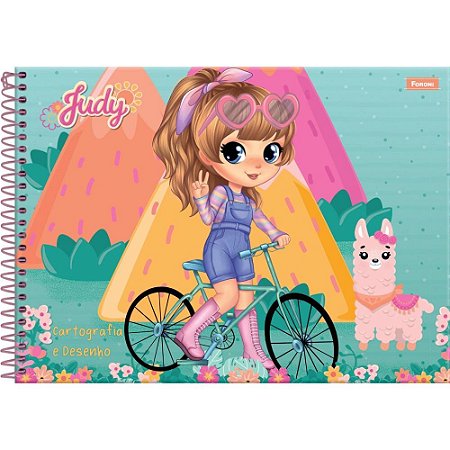 Caderno Desenho UNIV Capa Dura JUDY 80FLS. PCT.C/05