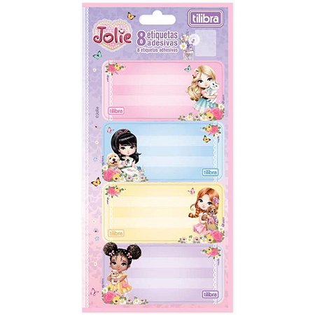 Etiqueta Escolar Decorada Jolie C/8ETIQ. 100X208MM PCT.C/10