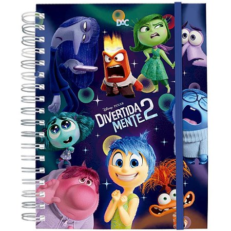 Caderno 01X1 Capa Dura Divertidamente SMART 80F