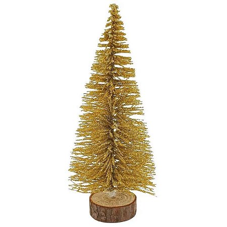 Mini Arvore Natalina Glitter 15CM em PVC Multiart