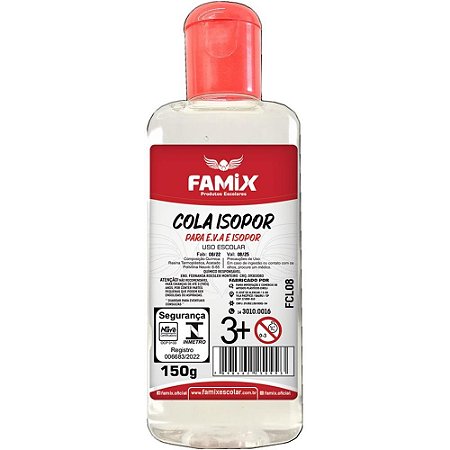 Cola para Isopor Isopor e E.V.A 150G.