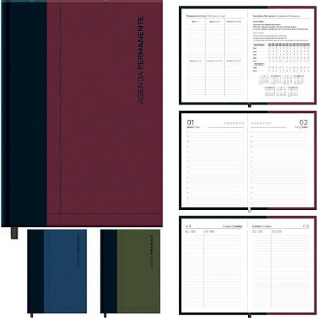 Agenda Permanente Color Executiva 192F.145X205MM PCT.C/04