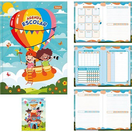 Agenda Permanente Escolar 96F.105X148MM PCT.C/05