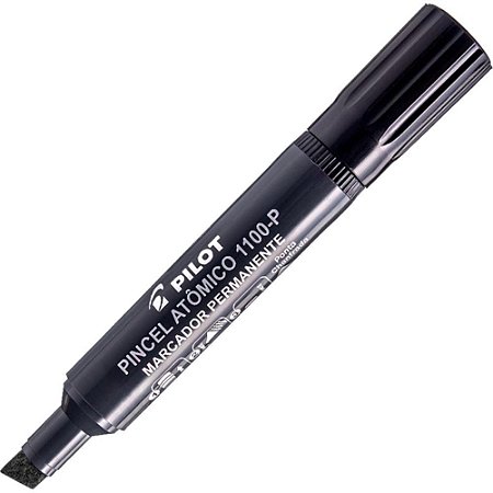 Pincel Marcador Atomico 1100-P Preta Blister