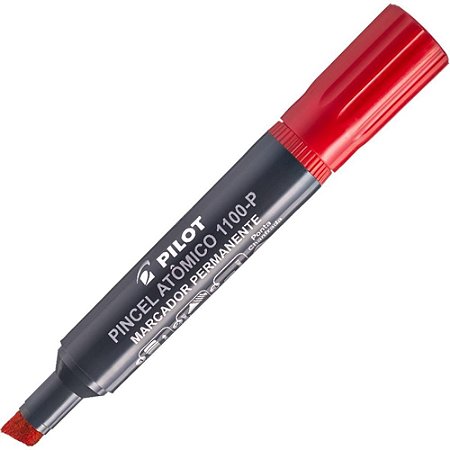 Pincel Marcador Atomico 1100-P Vermelho Blister