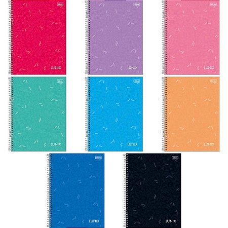 Caderno 20X1 Capa Dura Lunix 320FLS PCT.C/02