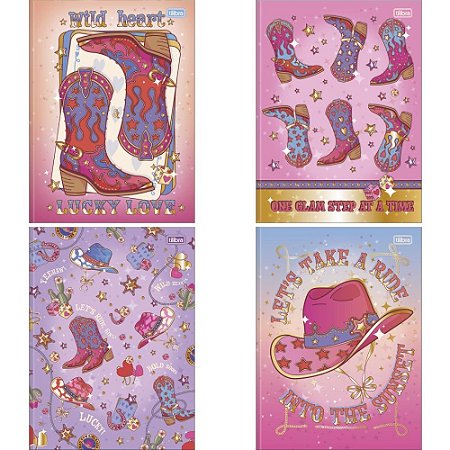 Caderno Brochurao Capa Dura WEST GIRL 80FLS PCT.C/05