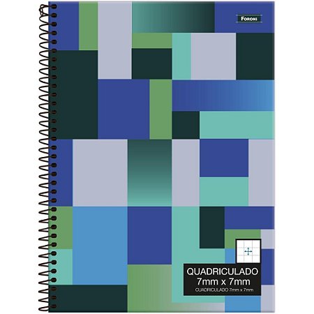 Caderno Quadriculado Univers. 07MMX07MM Espiral CD.80F PCT.C/04