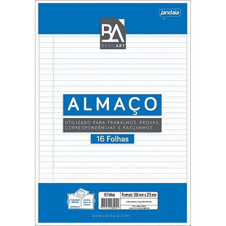 Papel Almaco Basic ART C/PAUTA Margem C/16F