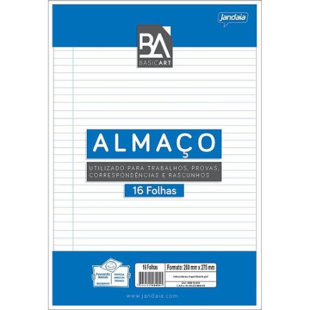 Papel Almaco Basic ART C/PAUTA Margem C/16F