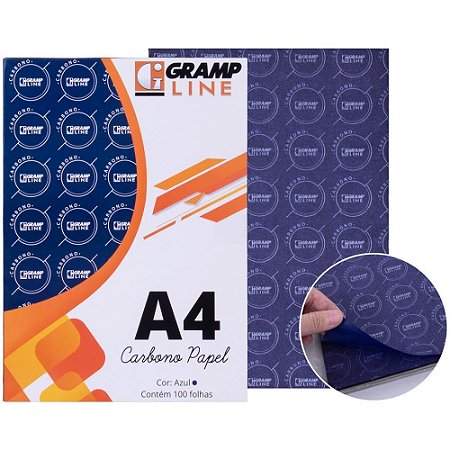Papel Carbono para Lapis Papel A4 Azul GE 927