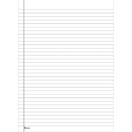 Papel Almaco Pauta e Margem 300X412MM