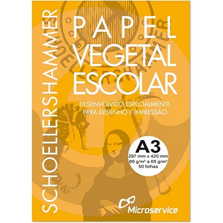 Papel Vegetal A3 60/65G 297X420MM (17898662820193)
