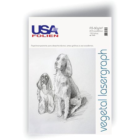 Papel Vegetal A3 60G. 297X420MM.